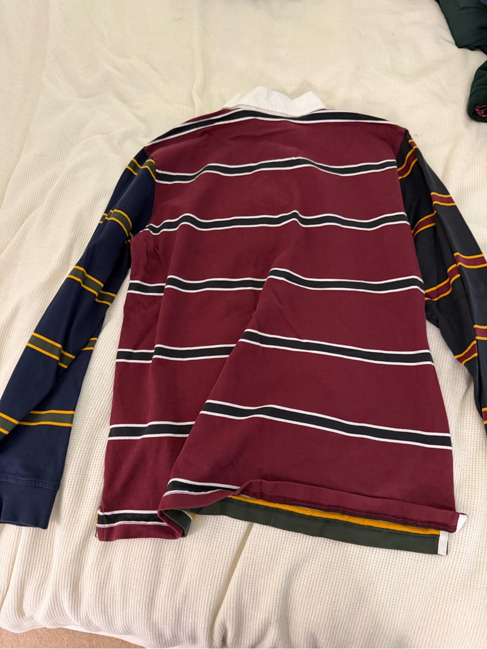 Levi’s Men’s Colorblock Striped Rugby Polo Shirt Large Relaxed Fit - Picture 3 of 3